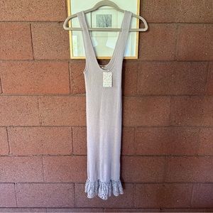 knit Free People slip dress